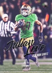 2019 Panini Luminance Base Set Julian Love #103 card