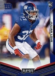 2019 Panini Playoff Base Set Julian Love #268 card