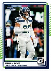 2025 Donruss Base Set Julian Love #197 card