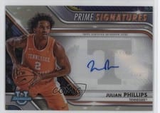 2022-23 Bowman University Chrome Prime Chrome Signatures Julian Phillips #PCS-JP card