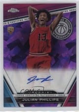 2023-24 Topps Chrome Sapphire Edition Certified Rookie Autographs Julian Phillips #CRA-JP card