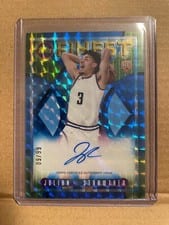 2023-24 Finest Flashback Autographs Julian Strawther #FLA-JS card