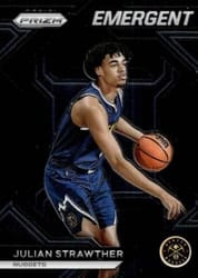 2023-24 Panini Prizm Emergent Julian Strawther #21 card