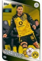 2025-26 Topps UEFA Club Competitions Base Set Julien Duranville #25 card