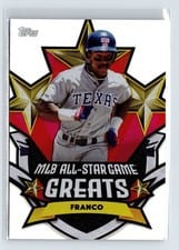 2025 Topps All Star Game All-Star Game Greats Julio Franco #ASGG-24 card