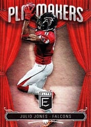 2019 Donruss Elite Playmakers Julio Jones #PM-5 card