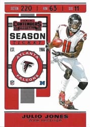 2019 Panini Contenders Base Set Julio Jones #85 card