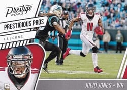2020 Panini Prestige Prestigious Pros Julio Jones #PP-JJ card