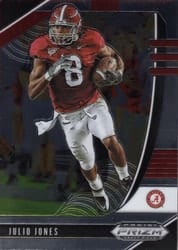 2020 Panini Prizm Draft Picks Base Set Julio Jones #59 card