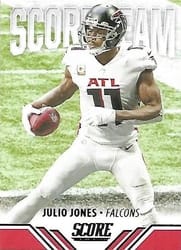2021 Score Score Team Julio Jones #ST6 card
