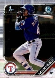 2019 Bowman Chrome Prospects Julio Pablo Martinez #BCP-30 card