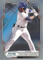 2019 Bowman Sterling Base Set Julio Pablo Martinez #BPR-39 card