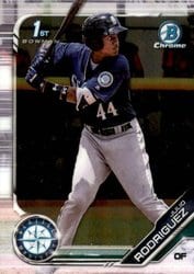 2019 Bowman Chrome Prospects Julio Rodriguez #BCP-33 card