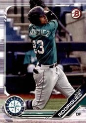 2019 Bowman Draft Base Set Julio Rodriguez #BD-60 card