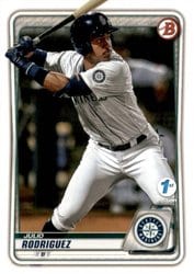 2020 Bowman 1st Edition Base Set Julio Rodriguez #BFE-19 card
