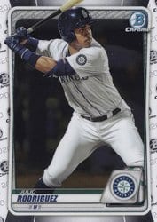 2020 Bowman Chrome Prospects Julio Rodriguez #BCP-19 card