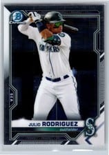2021 Bowman Chrome Prospects Julio Rodriguez #BCP-86 card
