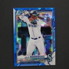 2021 Bowman Sapphire Julio Rodriguez #BCP-86 card