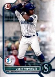 2022 Bowman 1st Edition Base Set Julio Rodriguez #BPPF-45 card