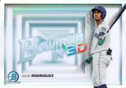 2022 Bowman 3D Julio Rodriguez #B3D-16 card