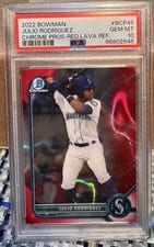 2022 Bowman Chrome Prospects Julio Rodriguez #BCP-45 card