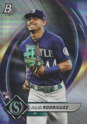 2022 Bowman Platinum Base Set Julio Rodriguez #41 card