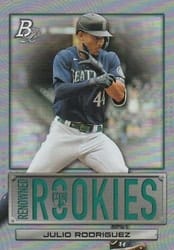 2022 Bowman Platinum Renowned Rookies Julio Rodriguez #RR-17 card