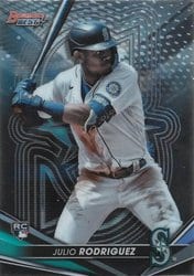 2022 Bowman's Best Base Set Julio Rodriguez #23 card