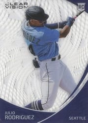 2022 Panini Chronicles Clear Vision Julio Rodriguez #9 card