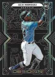 2022 Panini Chronicles Obsidian Julio Rodriguez #27 card