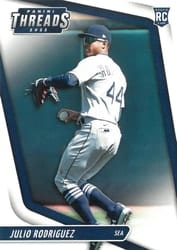 2022 Panini Chronicles Threads Julio Rodriguez #15 card