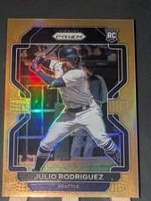 2022 Panini Prizm Julio Rodriguez Gold Prizm #40 card