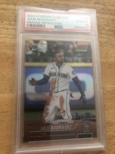 2022 Stadium Club Julio Rodriguez Chrome Orange #148 card