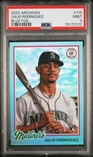 2022 Topps Archives Julio Rodriguez #115 card