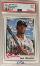2022 Topps Archives Julio Rodriguez #115 card
