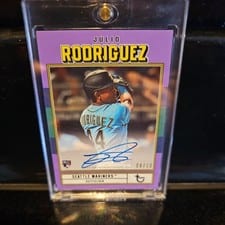 2022 Topps Brooklyn Collection Autographs Julio Rodriguez #AC-JRO card