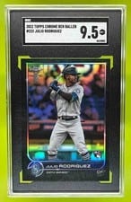 2022 Topps Chrome Ben Baller Edition Julio Rodriguez #222 card
