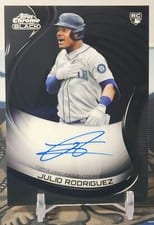 2022 Topps Chrome Black Autographs Julio Rodriguez #CBA-JRO card