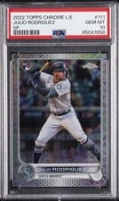 Julio Rodriguez 2022 Topps Chrome Logofractor #111 SP