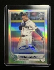 2022 Topps Chrome Update Autograph Julio Rodriguez #AC-JRO card