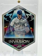 2022 Topps Cosmic Chrome Youth Invasion Julio Rodriguez #YI-6 card