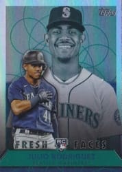 2022 Topps Fresh Faces Julio Rodriguez #FF-3 card