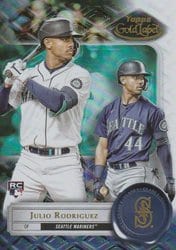 2022 Topps Gold Label Base Set Julio Rodriguez #4 card