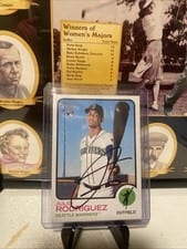 2022 Topps Heritage Real One Autographs Julio Rodriguez #ROA-JR card