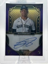 2022 Topps Triple Threads Rookie Autographs Julio Rodriguez #RA-JR card