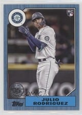 2022 Topps Update 1987 Julio Rodriguez #87TBU-44 card