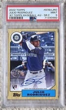 2022 Topps Update 1987 Topps Autographs Julio Rodriguez #87BA-JR card