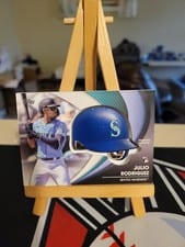 2022 Topps Update Commemorative Batting Helmets Julio Rodriguez #BH-JR card