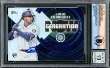 2022 Topps Update Generation Now Autographs Julio Rodriguez #GN-62 card