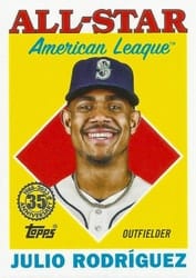 2023 Topps 1988 Topps All-Stars Julio Rodríguez #88AS-41 card